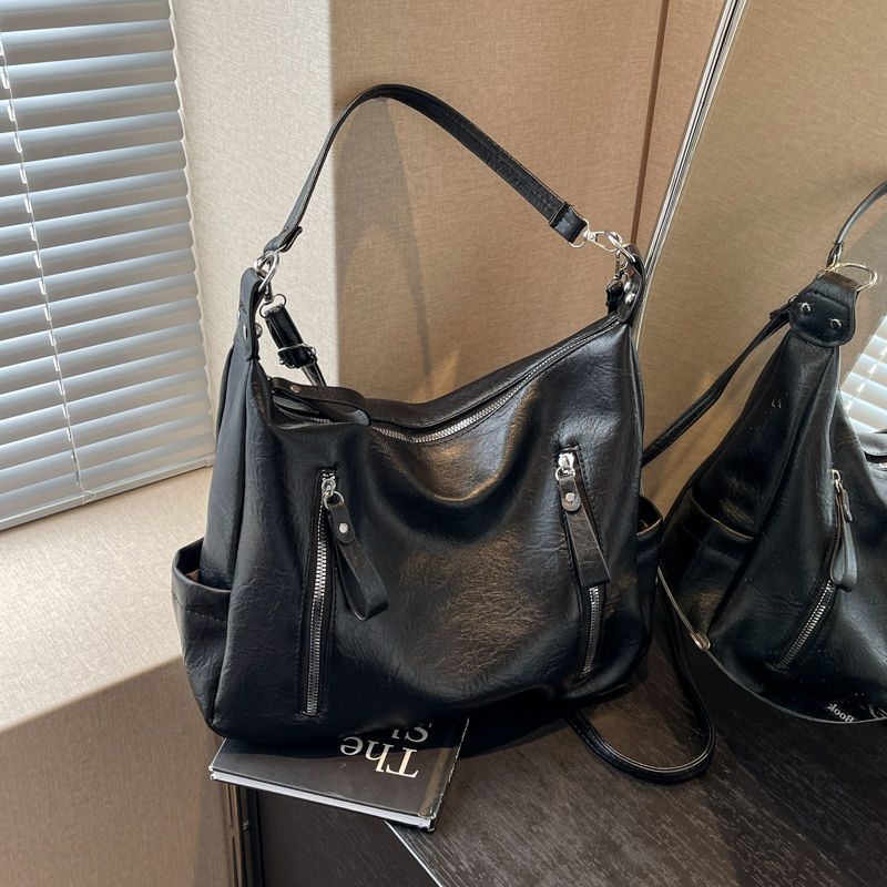 Advanced Texture Retro Shoulder Commuter Bag Tote Bag