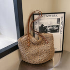 Straw Bag Holiday Shoulder Bag Fashion Woven Tote Bag
