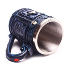 304 Oz Stainless Steel Mug Halloween Poker Skull Resin Mug Big Water Glass Medieval Beer Mug