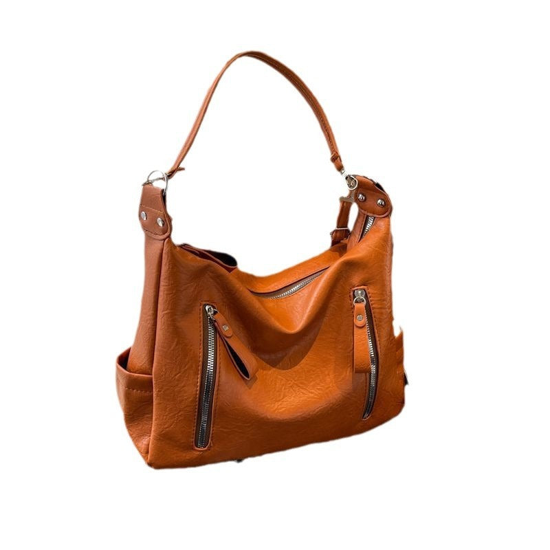 Advanced Texture Retro Shoulder Commuter Bag Tote Bag