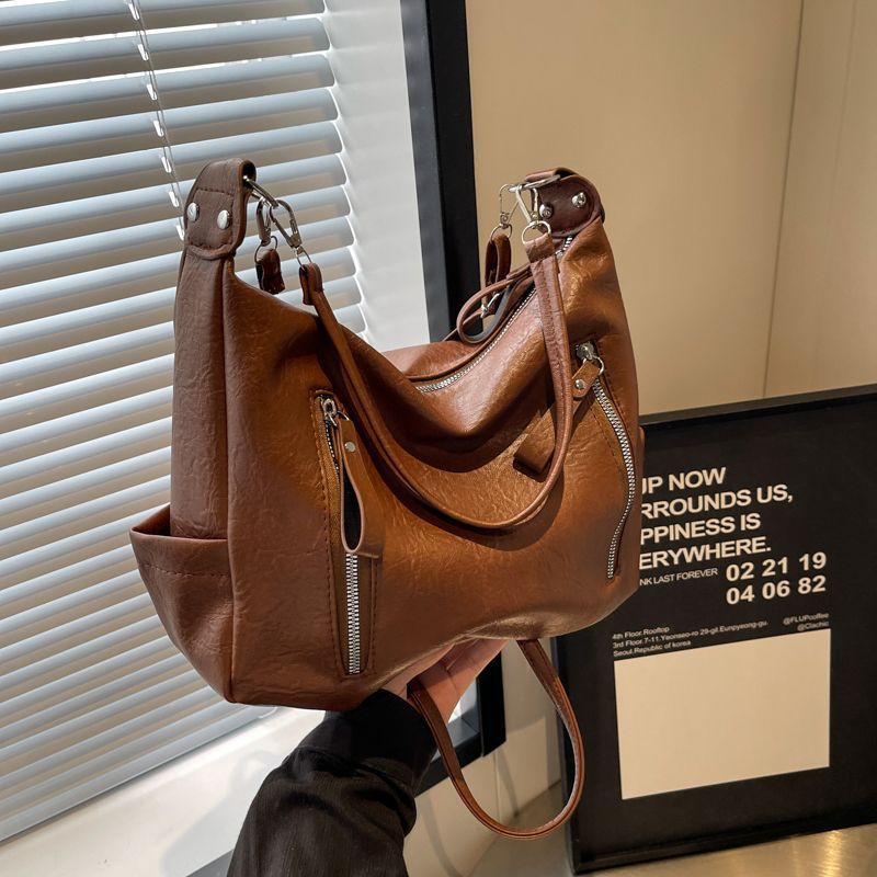 Advanced Texture Retro Shoulder Commuter Bag Tote Bag