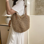 Straw Bag Holiday Shoulder Bag Fashion Woven Tote Bag
