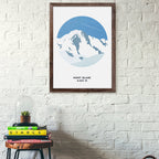 Hiking And Adventure Art Typographic Poster